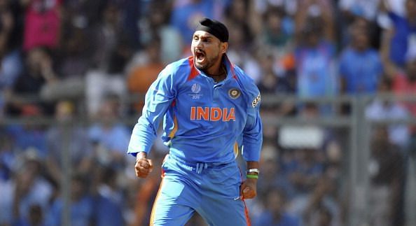 Harbhajan Singh was India&#039;s lone spinner in both the World Cup finals. 