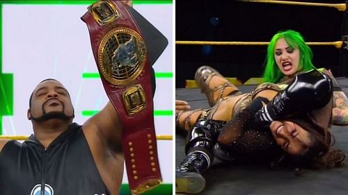 The NXT North American title match and the Second Chance Gauntlet match took centre stage tonight