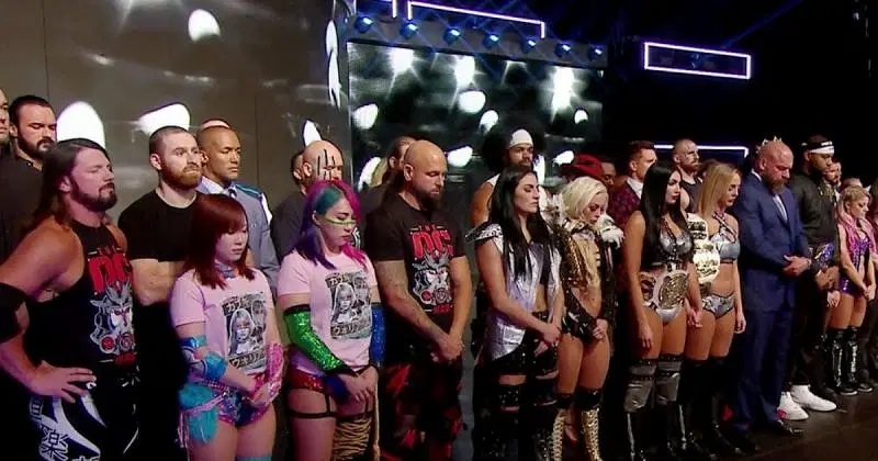 The RAW roster