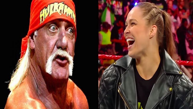 Hulk Hogan and Ronda Rousey