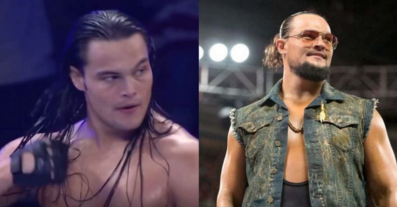 Bo Dallas in NXT in 2012 (L); Dallas now (R)