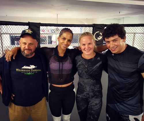 Halle Berry and Valentina Shevchenko