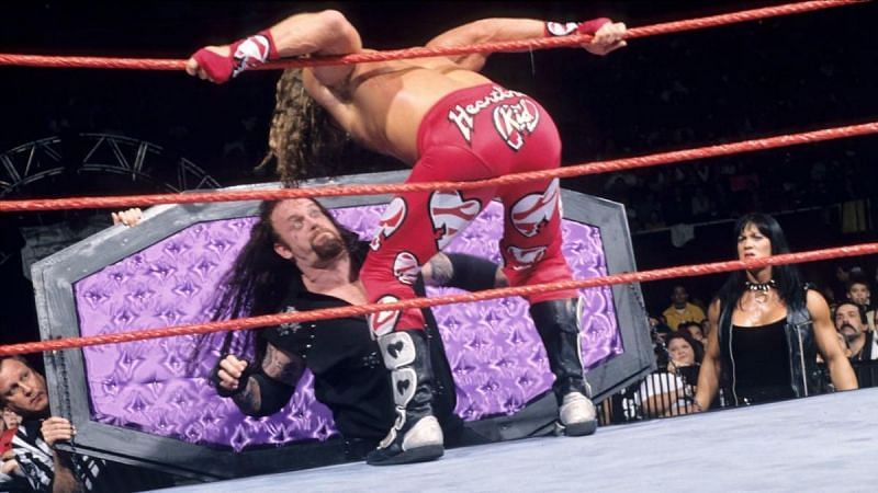 Shawn Michaels had to retire after the injury in this match