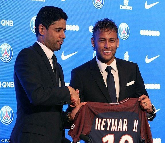 Neymar unveiled by PSG 