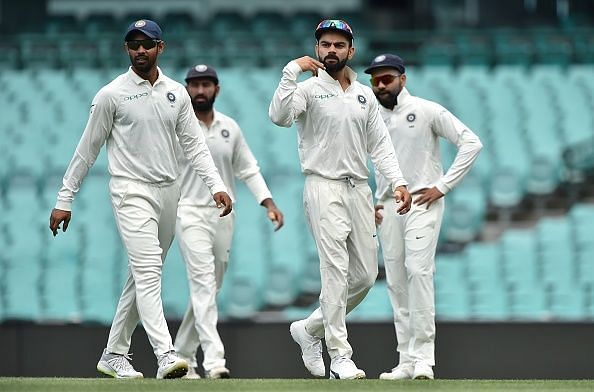 टेस्ट सीरीज के दौरान भारतीय खिलाड़ी