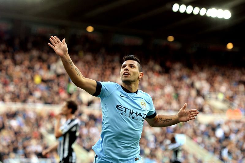Aguero was unstoppable during his fifer against Newcastle United    