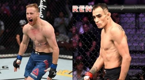 Gaethje and Ferguson face each other in the headliner of UFC 249