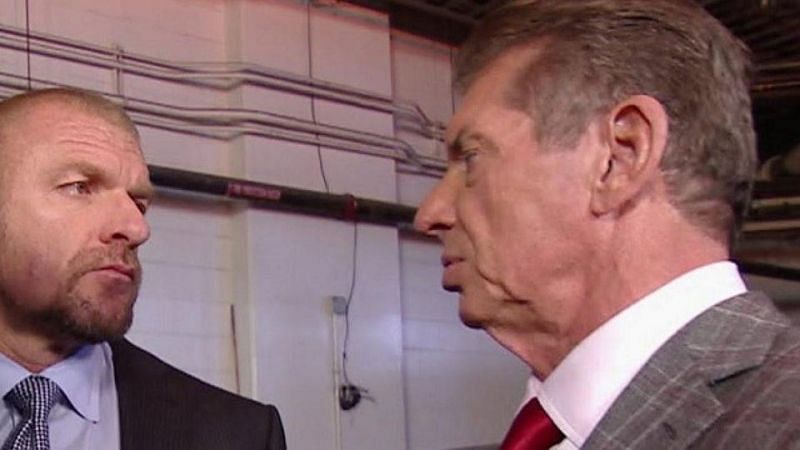 Vince McMahon had a lot to say to Triple H
