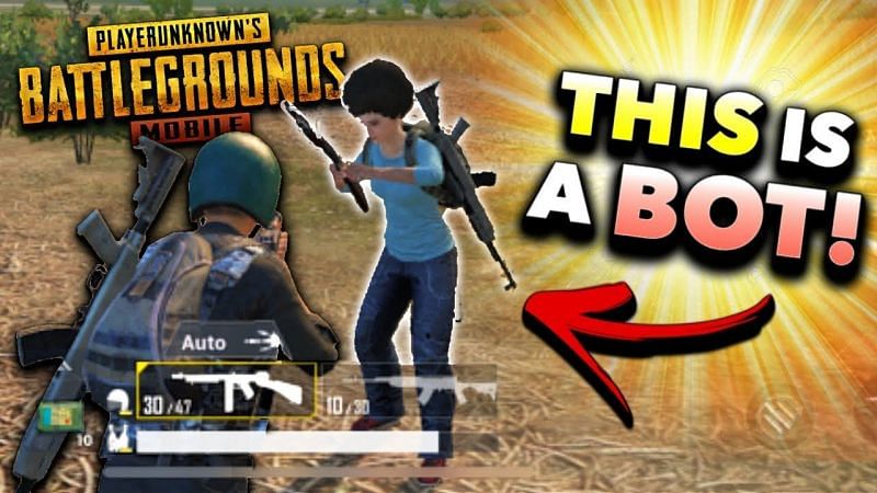 A bot in PUBG Mobile is usually found at the beginning of the game.