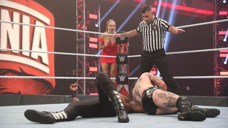 In a way, Lana cost Lashley the match