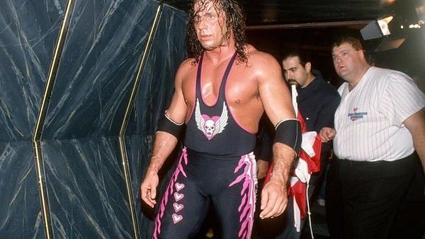 Bret Hart backstage after the Montreal Screwjob