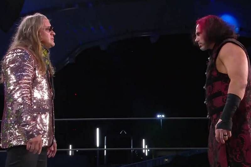 Matt Hardy face-to-face with Chris Jericho