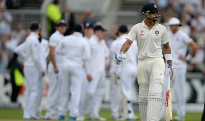Virat Kohli averaged only 13.40 in five Tests against England in 2014