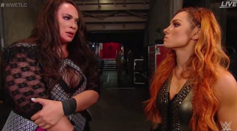 Nia Jax and Becky Lynch