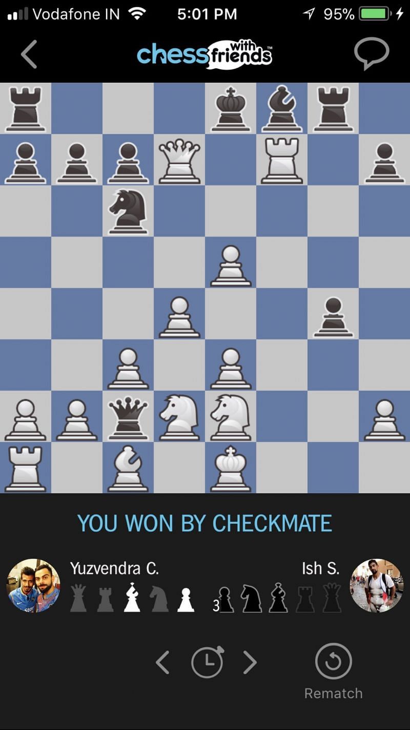 How good is Yuzvendra Chahal at chess?