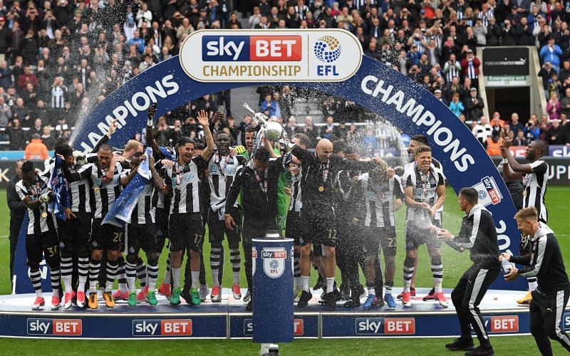 Newcastle&#039;s last title was their 2016-17 Championship (second division) win.