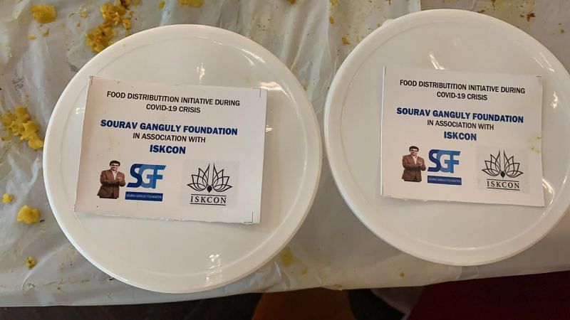 The SGF sponsored food boxes