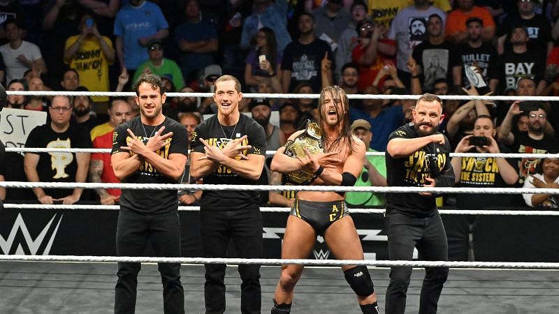 Adam Cole with The Undisputed Era