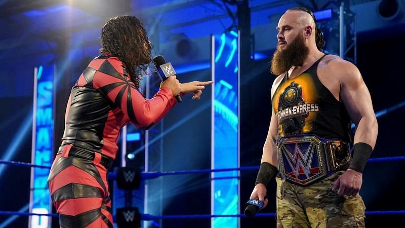 Strowman and Nakamura battled it out in the main event