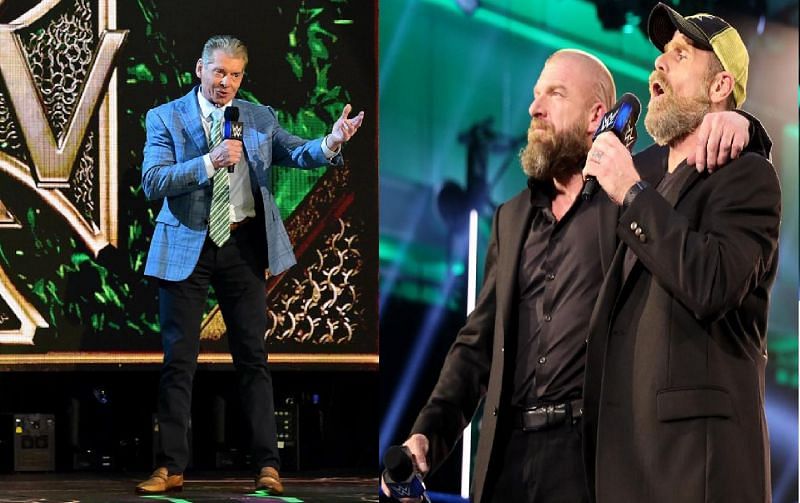 Vince McMahon, Triple H, and Shawn Michaels