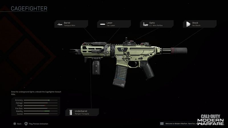 Call of Duty: Thermal Silenced Assault Rifle.