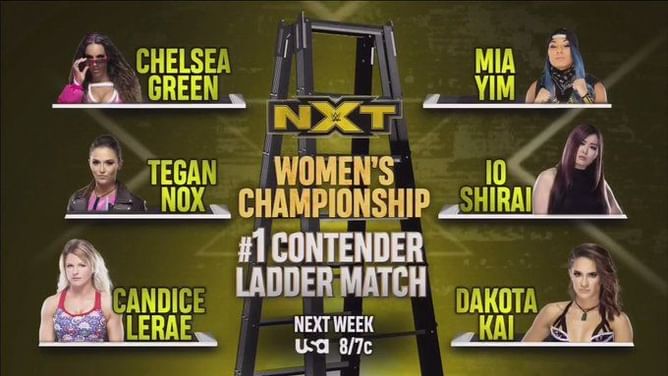 Ranking the chances of each Superstar in the NXT Women's Championship #1 contender's ladder match
