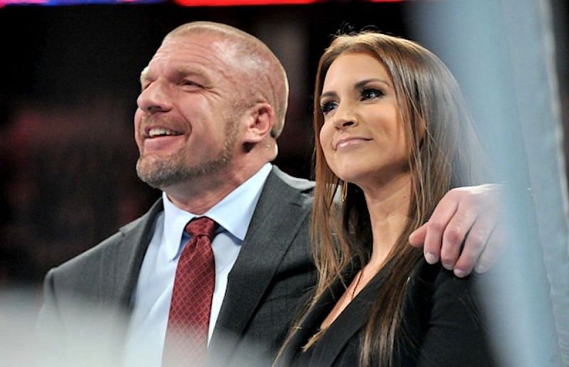 Triple H and Stephanie