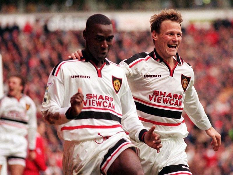 Andy Cole and Teddy Sheringham