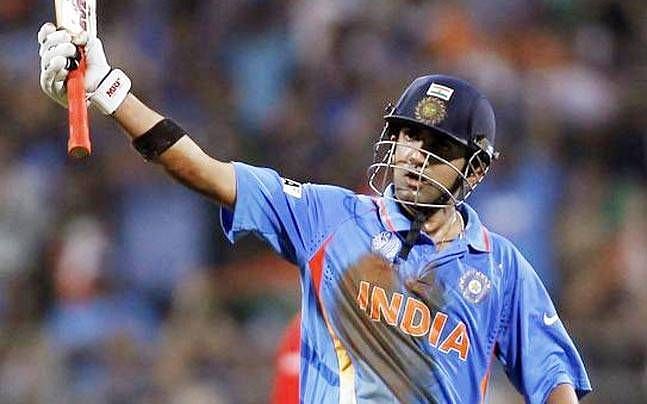 Gambhir was one of the stars in the World Cup final