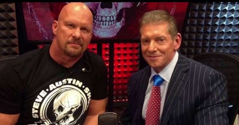 Austin with Vince McMahon