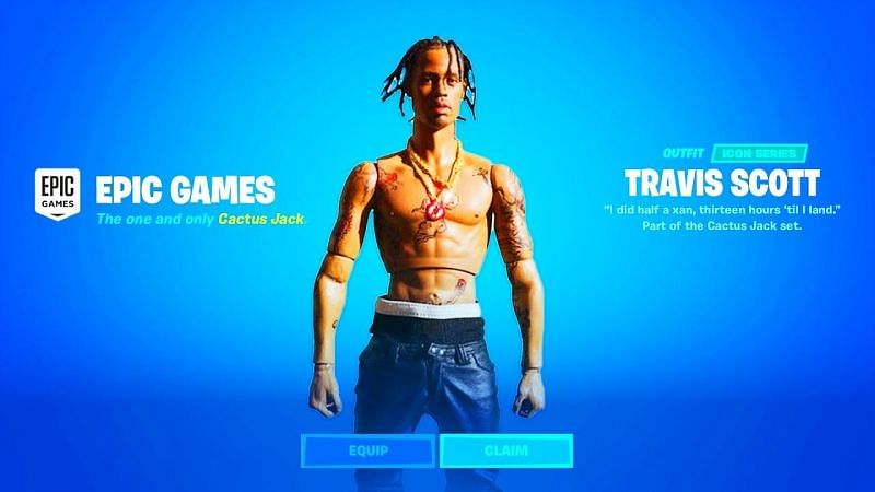 Travis Scott&#039;s Fortnite performance timings