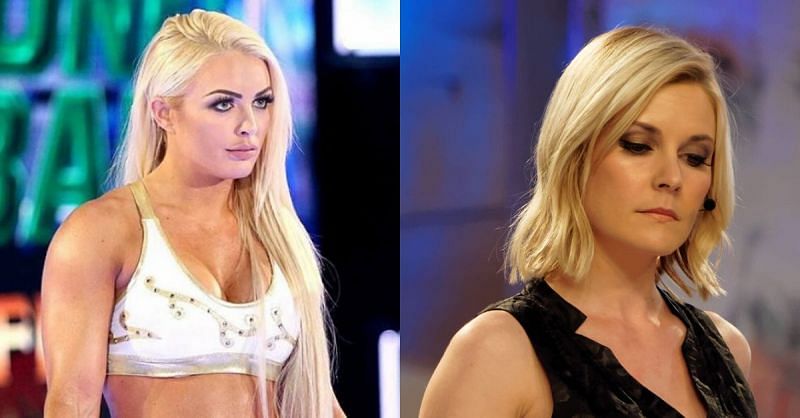 Mandy Rose and Renee Young.