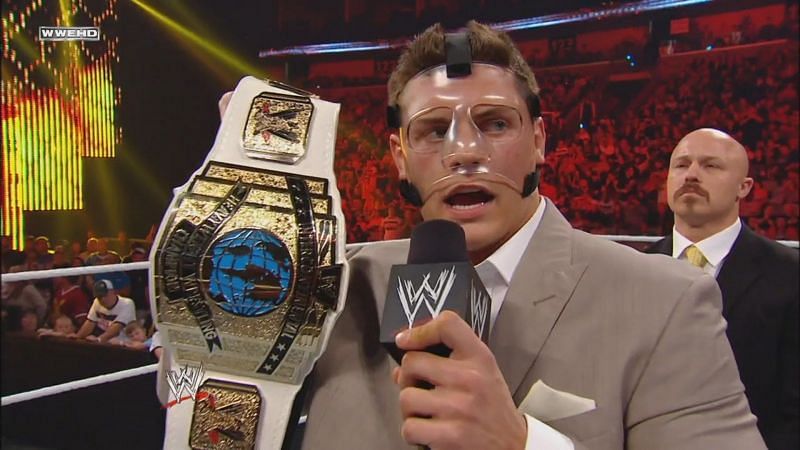 Cody Rhodes introducing the new title design