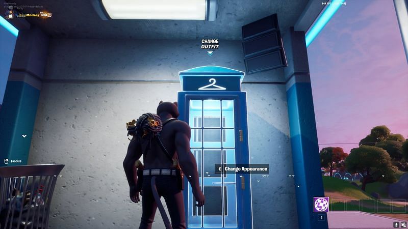 &#039;Blue&#039; Phone booths allow you to change into any skin from your Fortnite Locker.