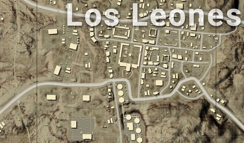 Los Leones in the map of Miramar
