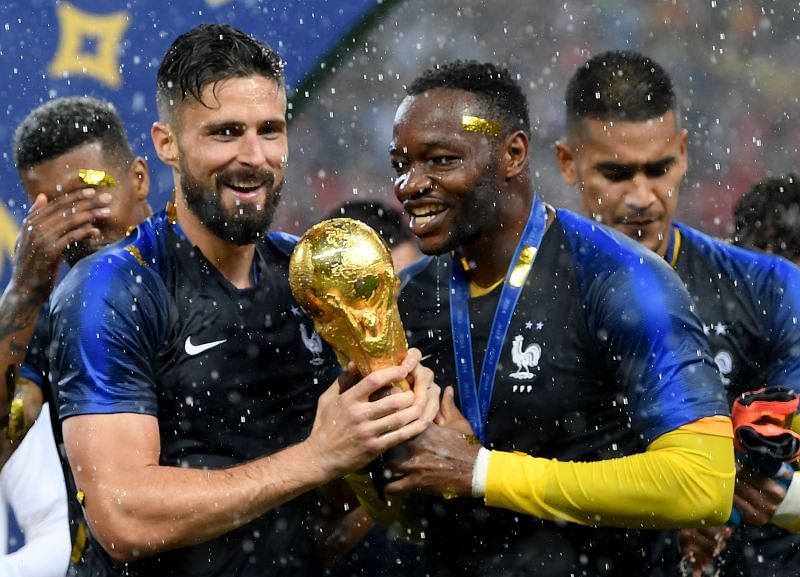 Giroud has a World Cup trophy in his cabinet