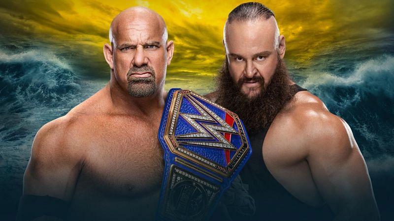 गोल्डबर्ग (चैंपियन) vs ब्रॉन स्ट्रोमैन (WWE यूनिवर्सल चैंपियनशिप के लिए मैच)