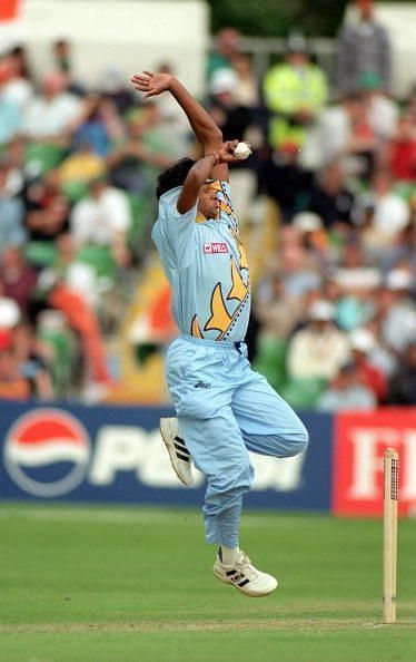 &nbsp;The ICC designed their logo of the CWC 1999 on Debashish Mohanty&#039;s bowling action