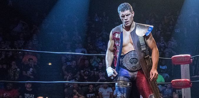 Cody Rhodes as the ROH World Champion