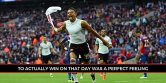 EPL star Jesse Lingard shows wall of memorabilia, remembers his FA Cup winner