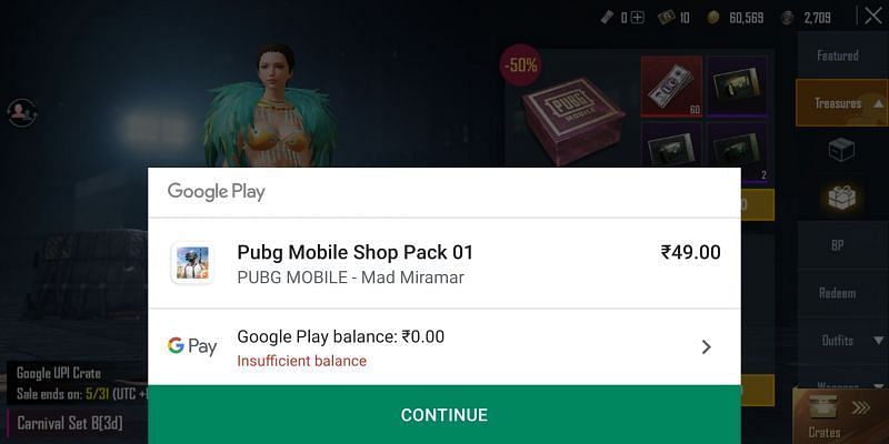 Buy Carnival Set B for INR 49 in PUBG Mobile