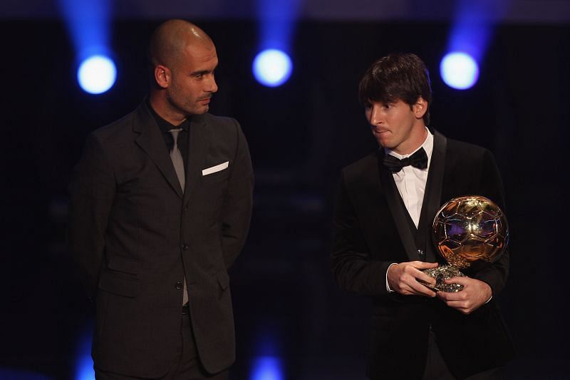 Lionel Messi won four Ballon d&#039;Ors in Pep Guardiola&#039;s four years at Barcelona
