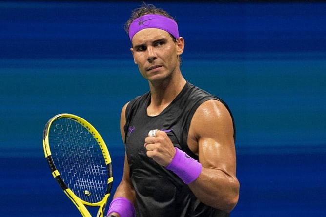 Rafael Nadal returns to training