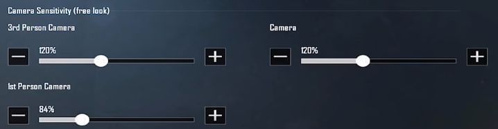 Camera Setting (freelook)