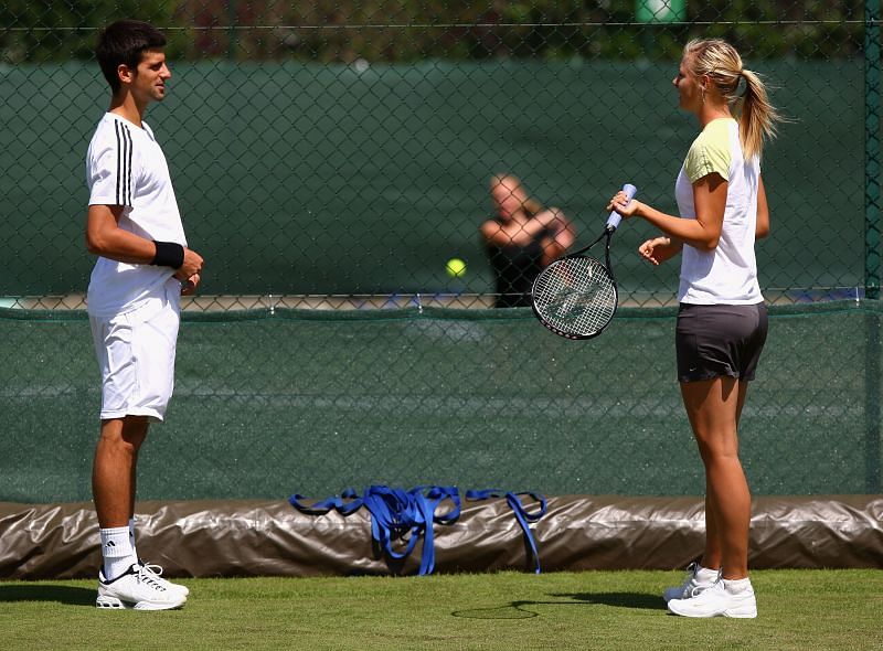 Novak Djokovic and Maria Sharapova go way back