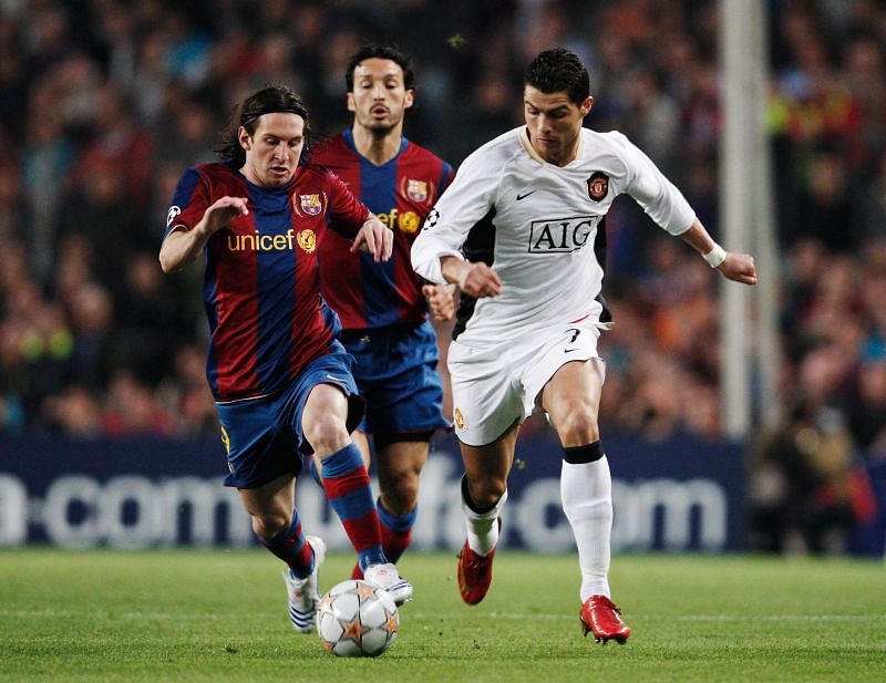 Barcelona v Manchester United - UEFA Champions League semi-final 2008