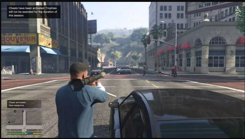 Cheat Activated in GTA 5 PC