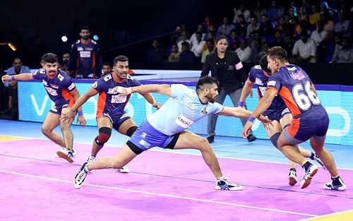 Rahul Chaudhari turned out for the Tamil Thalaivas in Pro Kabaddi Season 7