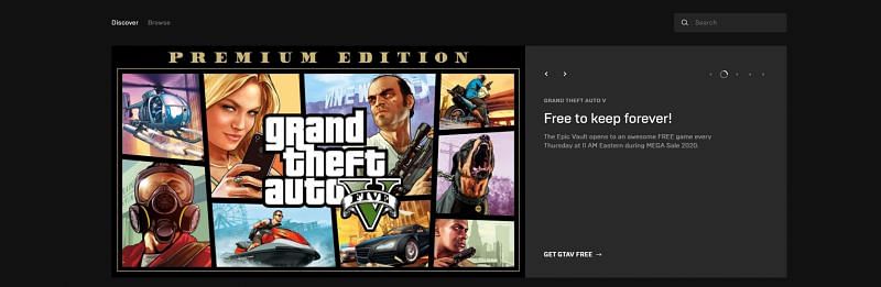 GTA 5 Premium Edition Avaliable for Free Download on Epic Games Store