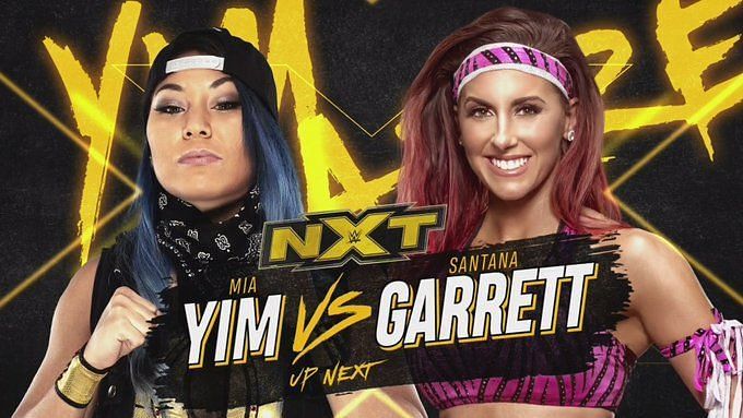 Mia Yim hoped to build up some momentum after failing to capture the NXT Women&#039;s Championship